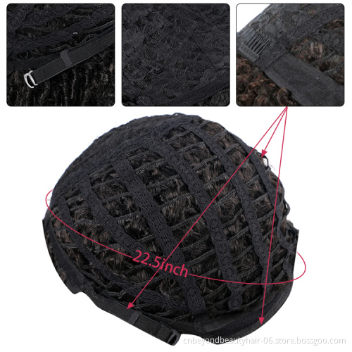 Wholesale Synthetic Braided Wigs for Black Women Ombre Dreadlocks Wig Faux Locs Crochet Hair Wigs